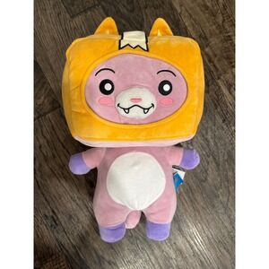 LankyBox Foxy 18" Plush Stuffed Animal Pink Orange Box Head YouTube Gaming Toy